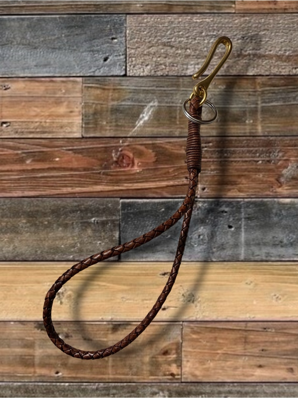 🔥🔥HAND CRAFTED LEATHER/ BRASS KEYCHAIN #7🔥🔥